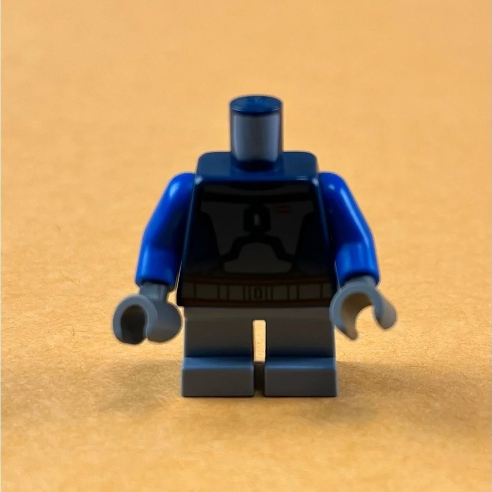 LEGO Star Wars Mandalorian Armor Plates Blue Torso Minifigure 2